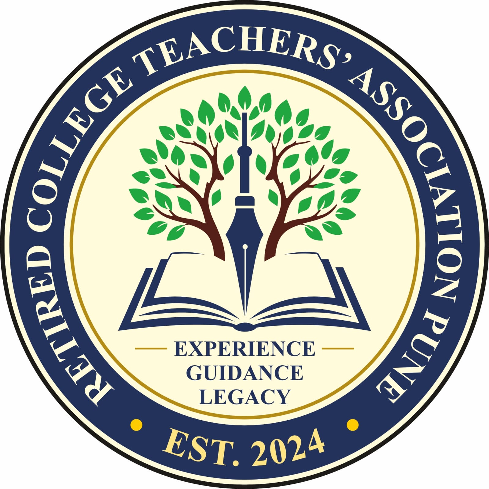 Retired College Teacher Association Pune Logo
